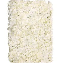 Cream Hydrangea Flower Wall - 40 X 60Cm
