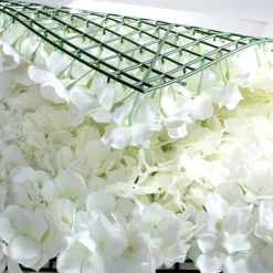 Cream Hydrangea Flower Wall - 40 X 60Cm