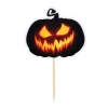 Creepy Pumpkin Cocktail Picks (12Pk)