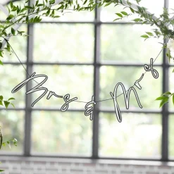 Customisable Mr & Mrs Paper Bunting - 2M