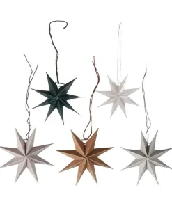 3D Paper Stars Tree Decorations (5Pk)