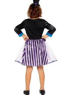 Dark Mad Hatter Girl - Child And Teen Costume