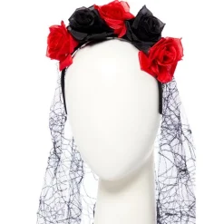 Day Of The Dead Headband Veil