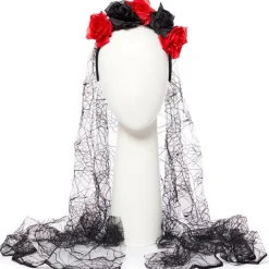 Day Of The Dead Headband Veil