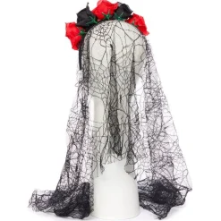Day Of The Dead Headband Veil