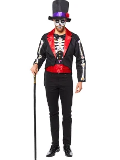 Day Of The Dead Jacket - Adult Costume
