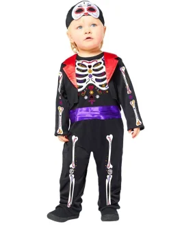 Day Of The Dead Jumpsuit - Baby And Toddler Costume