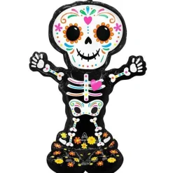 Day Of The Dead Skeleton Airloonz Balloon - 52"