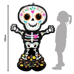 Day Of The Dead Skeleton Airloonz Balloon - 52"