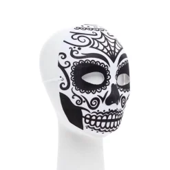 Day Of The Dead Skull Masquerade Mask