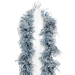 Deluxe Grey Feather Boa