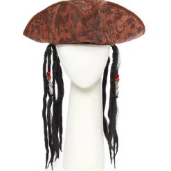 Deluxe Pirate Hat With Hair