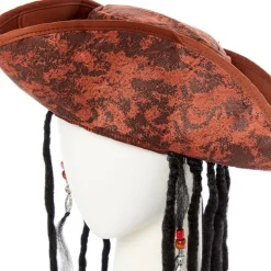 Deluxe Pirate Hat With Hair