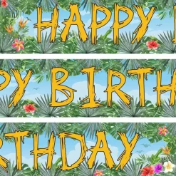 Dinosaur Adventure Paper Banners - 1M (3Pk)