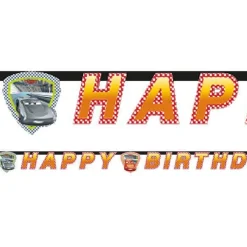 Disney Cars 3 'Happy Birthday' Paper Banner - 2M