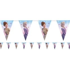 Disney Frozen 2 Wind Spirit Paper Flag Bunting - 2.3M