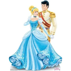 Disney Princess Cinderella & Prince Charming Cardboard Cutout - 79Cm X 60Cm