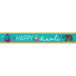 Diwali Paper Banners - 1M (3Pk)