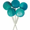 Dobsons Blue Raspberry Lollipops - 1.755Kg - Individually Wrapped (80Pk)