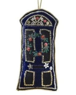 Door Velvet Embroidered Tree Decoration