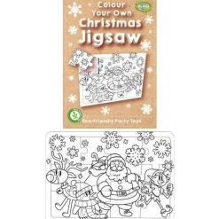Eco Colour Your Own Christmas Jigsaw