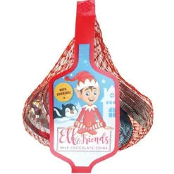 Elf & Friends Chocolate Coins - 60G