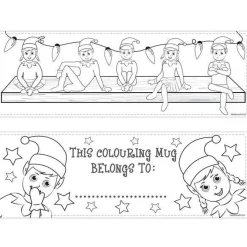 Elfin Around Colouring Mug