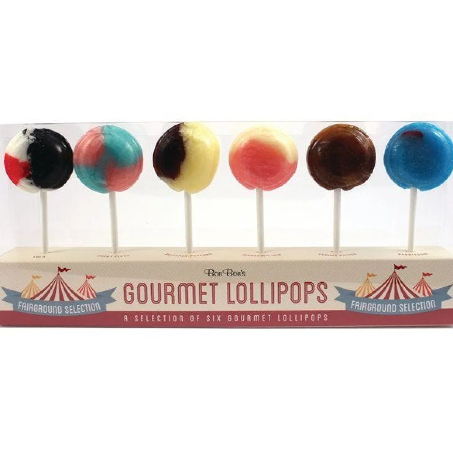 Fairground Gourmet Lollipops X6