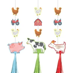 Farm Animals Hanging Decorations