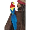 Feathered Parrot With Elastic Holder - 50Cm
