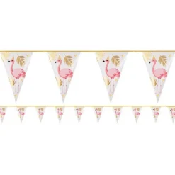 Flamingo Gold Foil Bunting - 4M