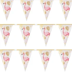 Flamingo Gold Foil Bunting - 4M