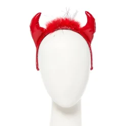 Fluffy Devil Horns Headband