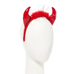 Fluffy Devil Horns Headband