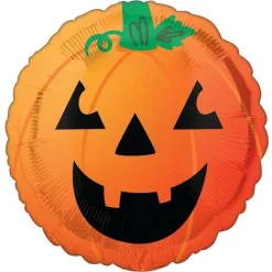 Fun & Spooky Pumpkin Foil Balloon - 18"