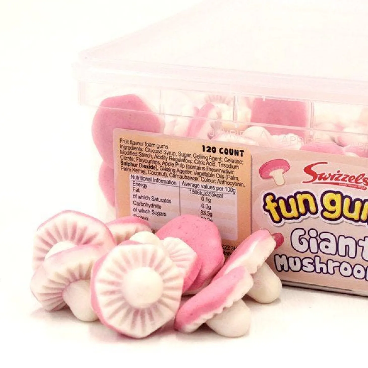 Fun Gums Giant Mushrooms X120