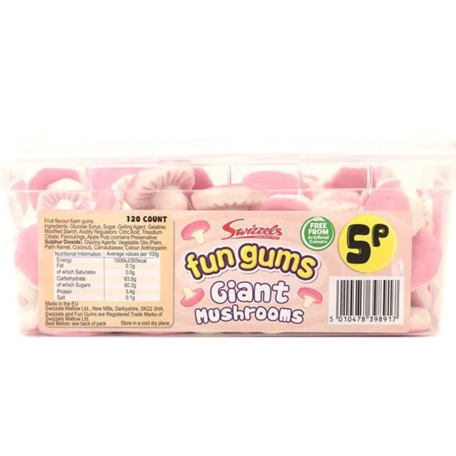 Fun Gums Giant Mushrooms X120