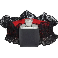 Garter With Hip Flask