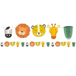 Get Wild Safari Animal Paper Garland - 3M