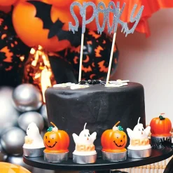 Ghost Tea Light Candles - 5Cm (3Pk)