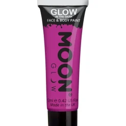 Glow In The Dark Face & Body Paint - Purple 12Ml
