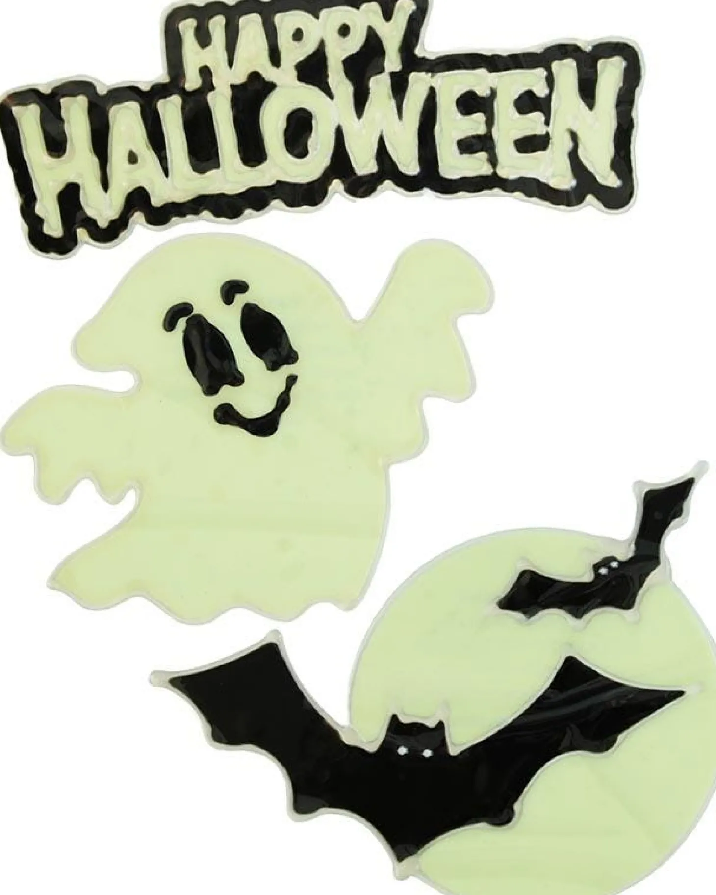 Glow In The Dark Window Clings - 20Cm - Assorted