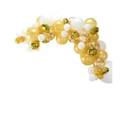 Gold Balloon Arch - 70 Balloons