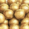Gold Foil Chocolate Balls X25