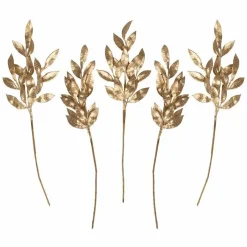 Gold Foliage Stems - 37Cm (5Pk)