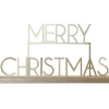 Gold Merry Christmas Sign