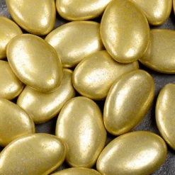 Gold Metallic Chocolate Dragees - 1Kg