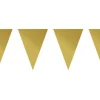 Gold Plastic Bunting - 10M