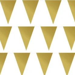 Gold Plastic Bunting - 10M