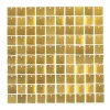Gold Sequin Acrylic Backed Wall Panel - 30Cm X 30Cm